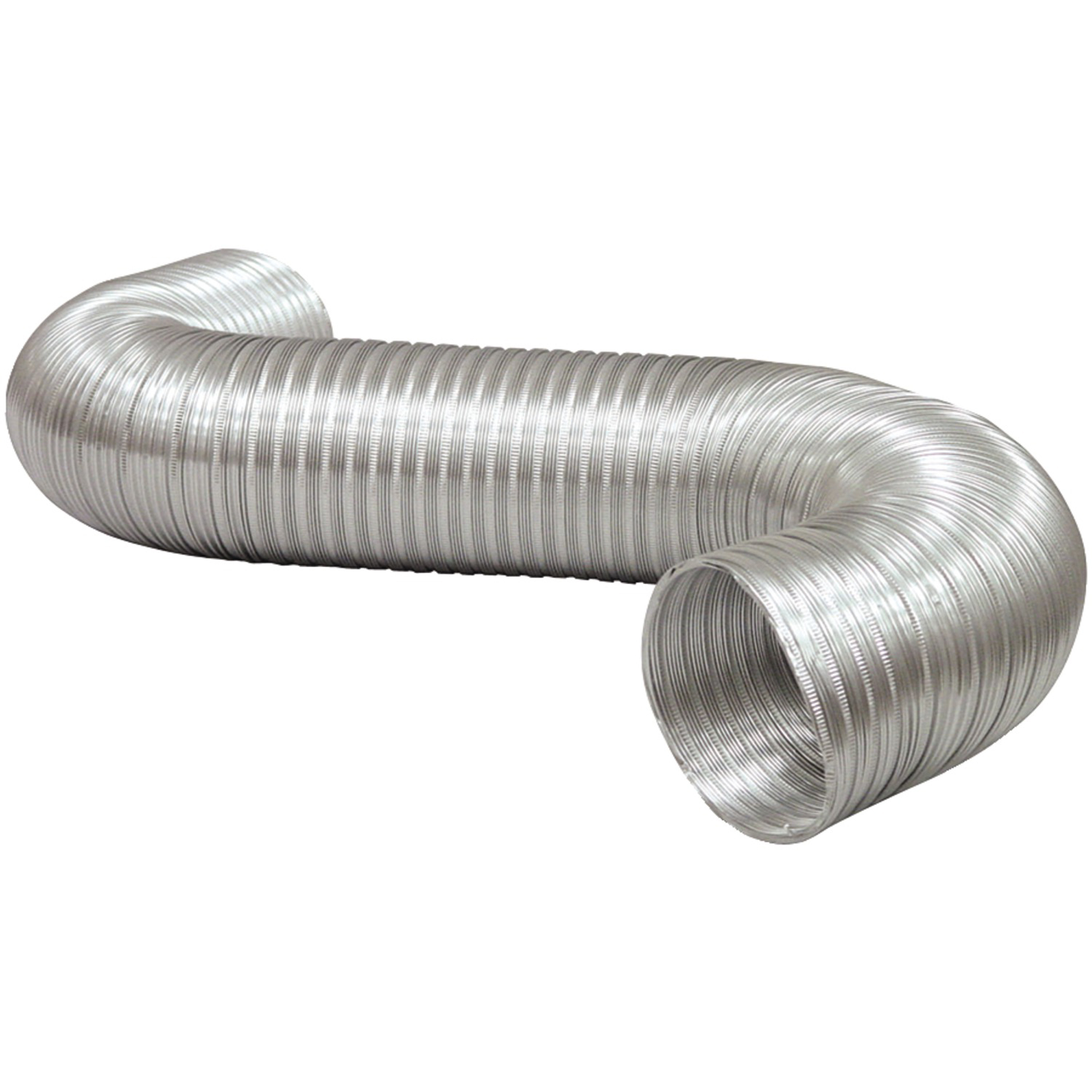 Deflecto, Semi-Rigid Duct, 3in. x 8ft., Material Aluminum, Model# A038/16-A